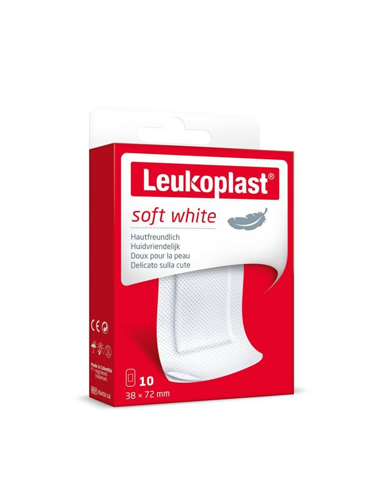 Leukoplast soft white 38x72mm 10 Stk