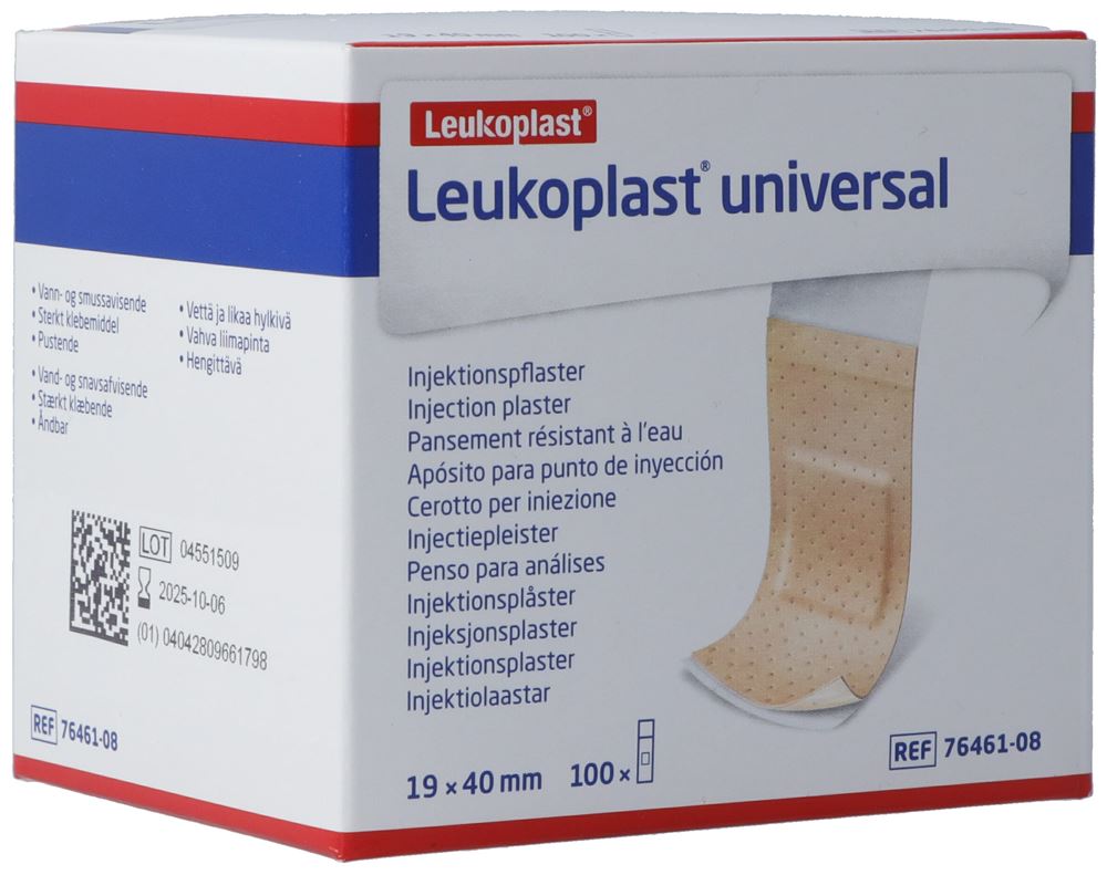 Leukoplast Universal Injektionspflaster 19x40mm 100 Stk