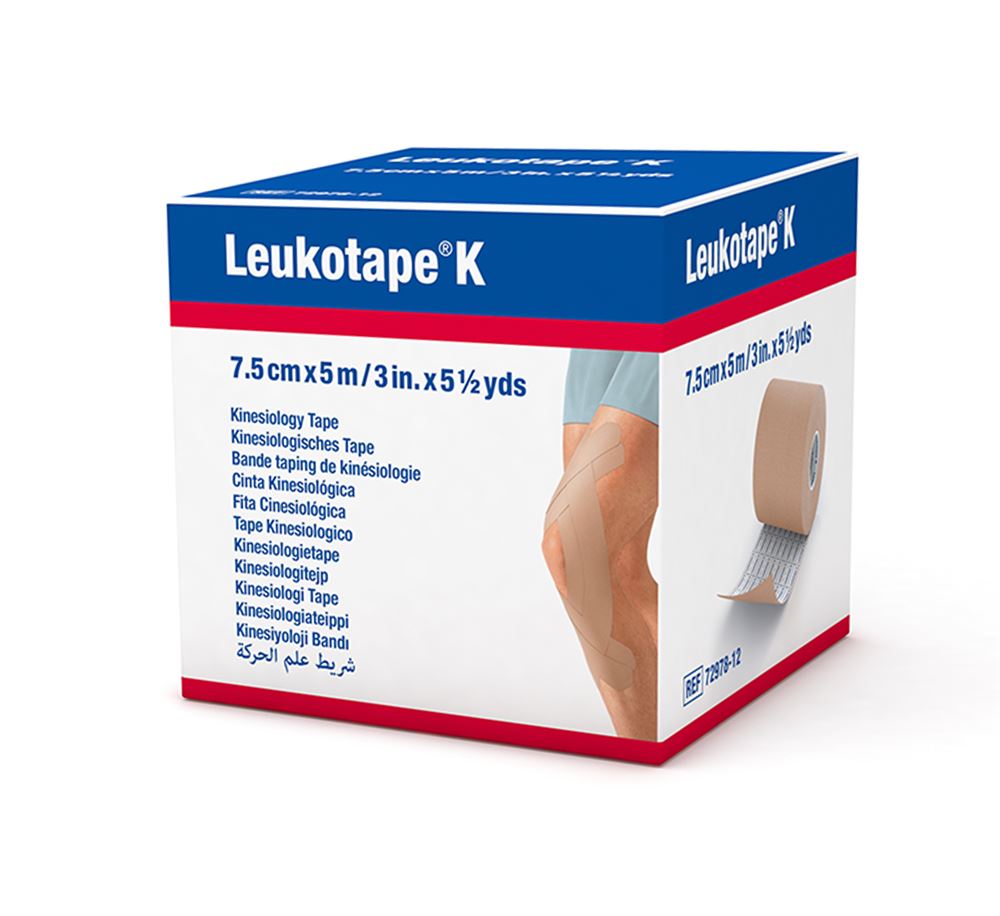 Leukotape K Kinesiologisches Tape 5mx7.5cm hautfarbig