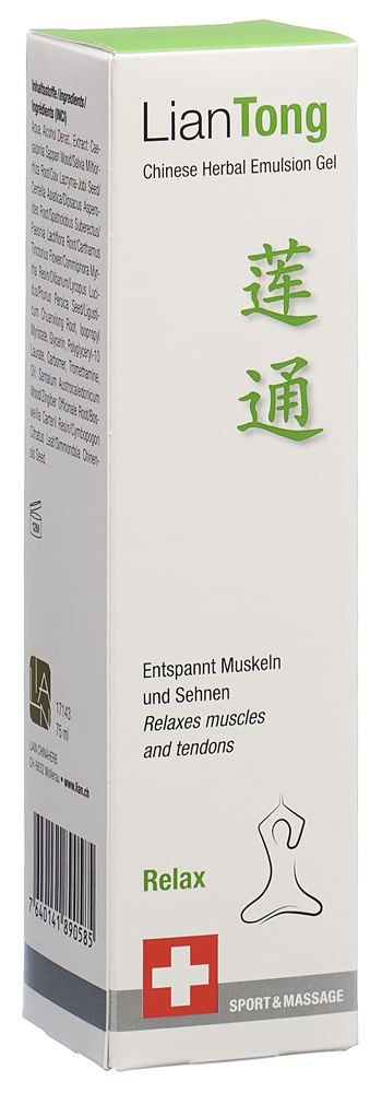 LianTong Chinese Herbal Emulsion Gel Relax Disp 75 ml