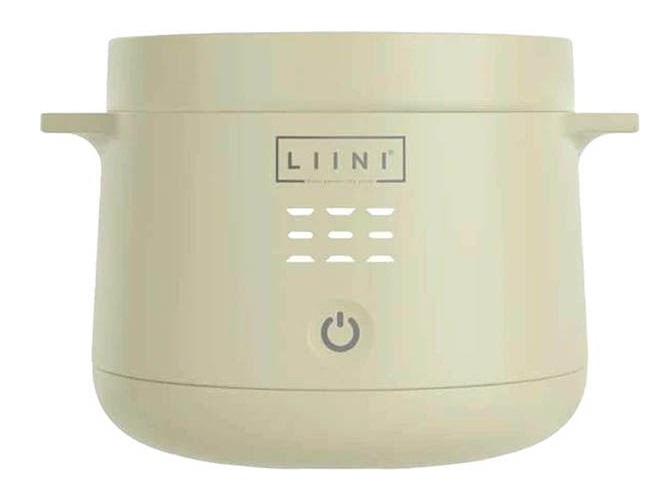 Liini Babybreiwärmer für unterwegs mit Akku olive