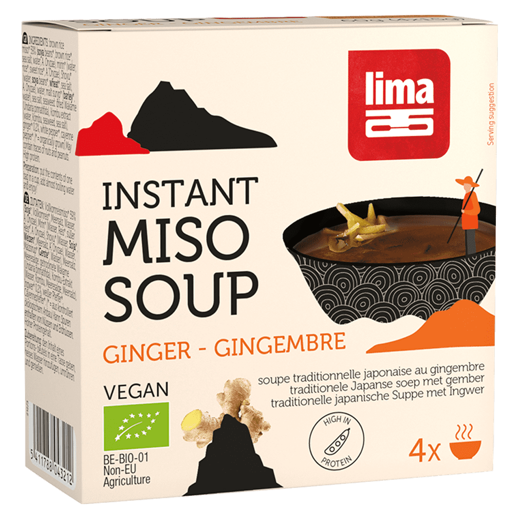 Lima Miso Suppe Instant Ingwer 4 x 15 g