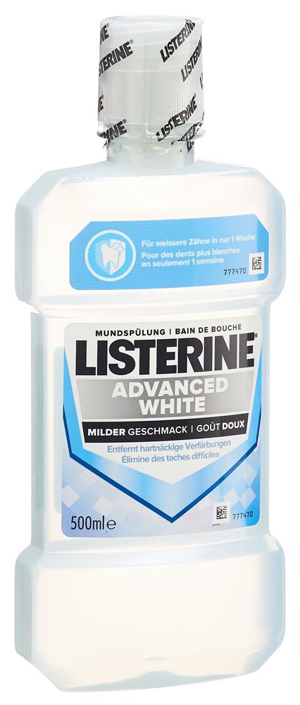 Listerine Advanced White Mild Fl 500 ml
