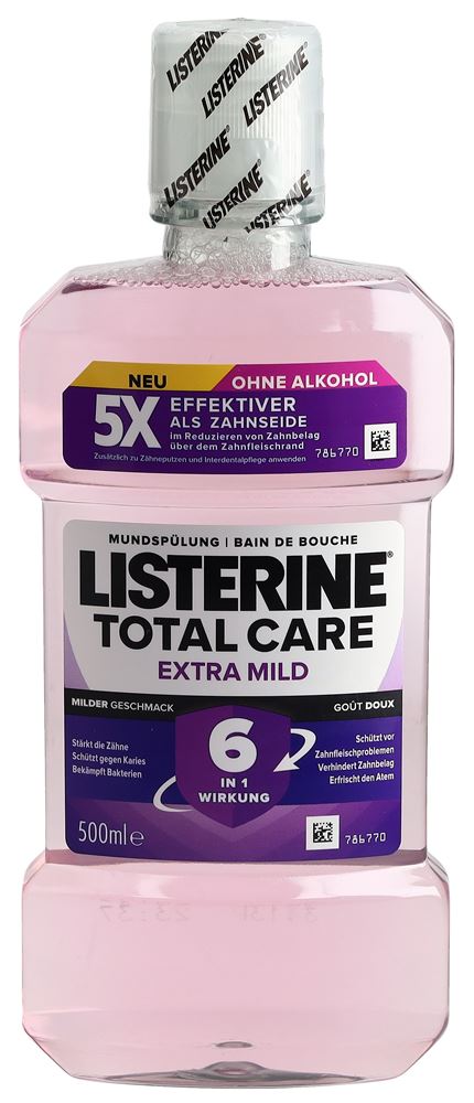 Listerine Total Care Extra mild Fl 500 ml