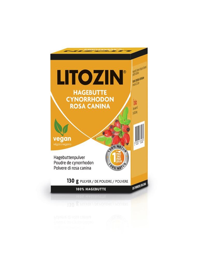 Litozin Hagebuttenpulver Ds 130 g