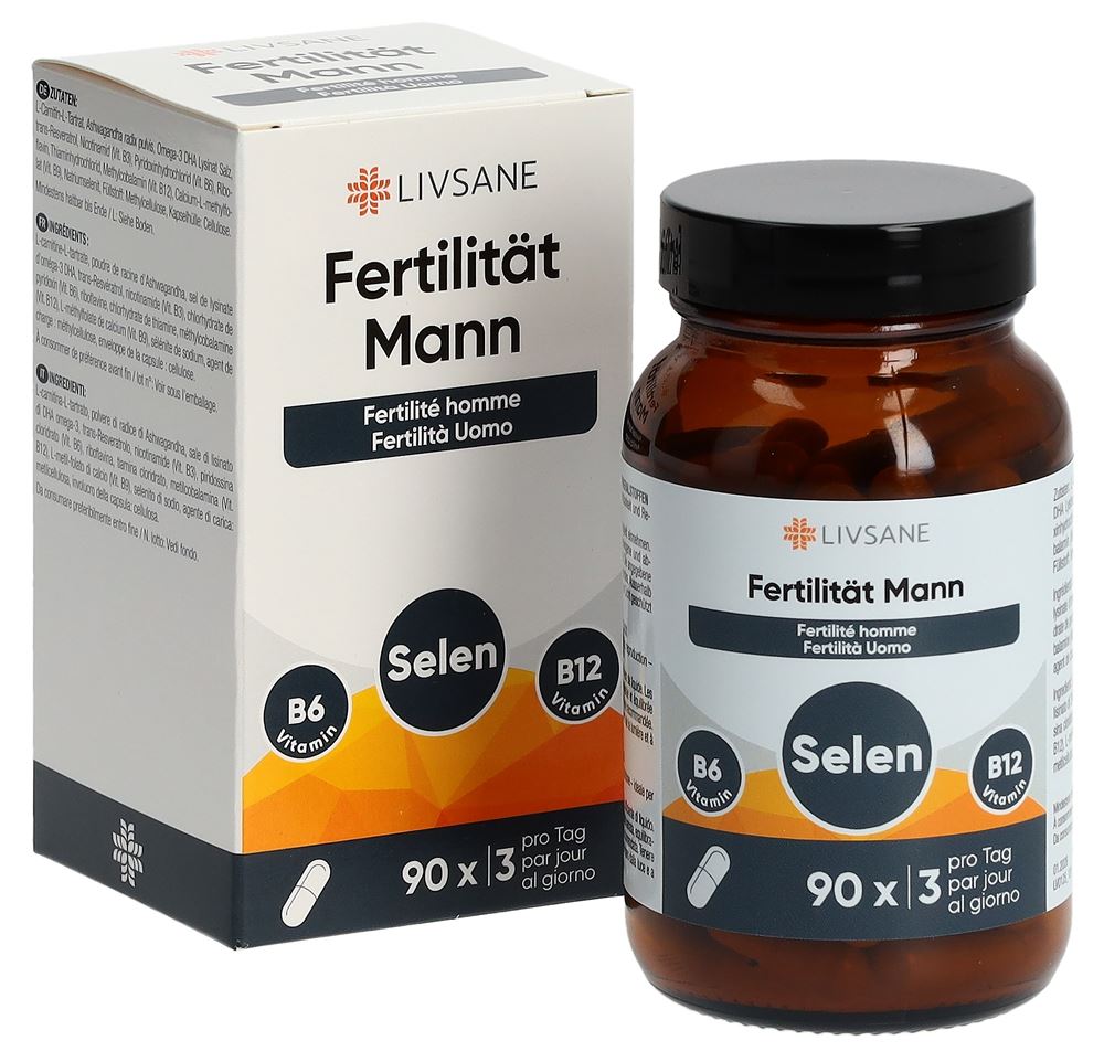Livsane Fertilität Mann Kaps Glas 90 Stk
