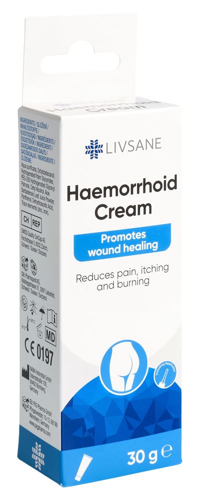 Livsane Hämorrhoidencreme mit Applikator Tb 30 g