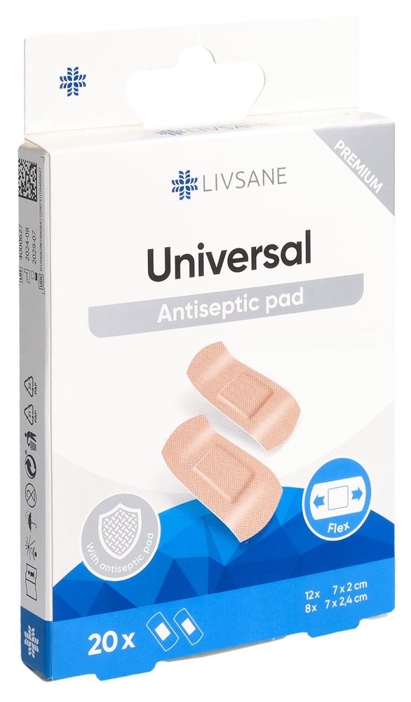 Livsane Premium Universal Pflaster Strips 20 Stk