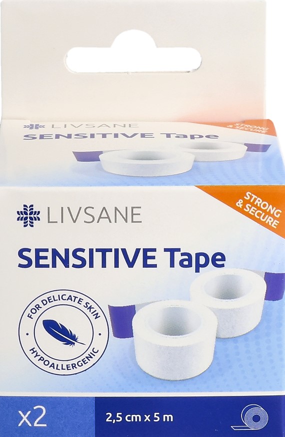 Livsane Sensitiv Fixierpflaster 2.5cmx5m