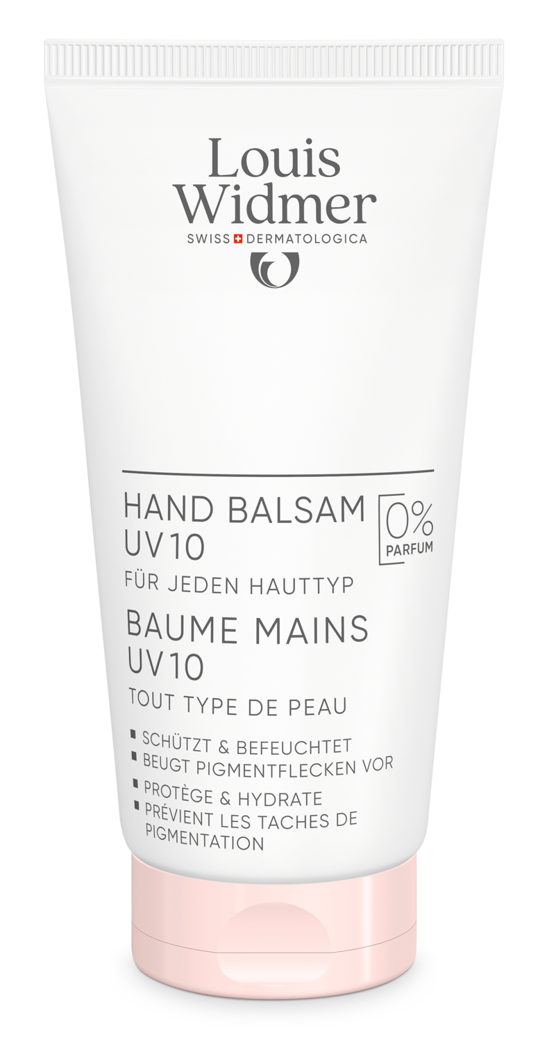 Louis Widmer Hand Balsam Uv10 ohne Parfum 75 ml