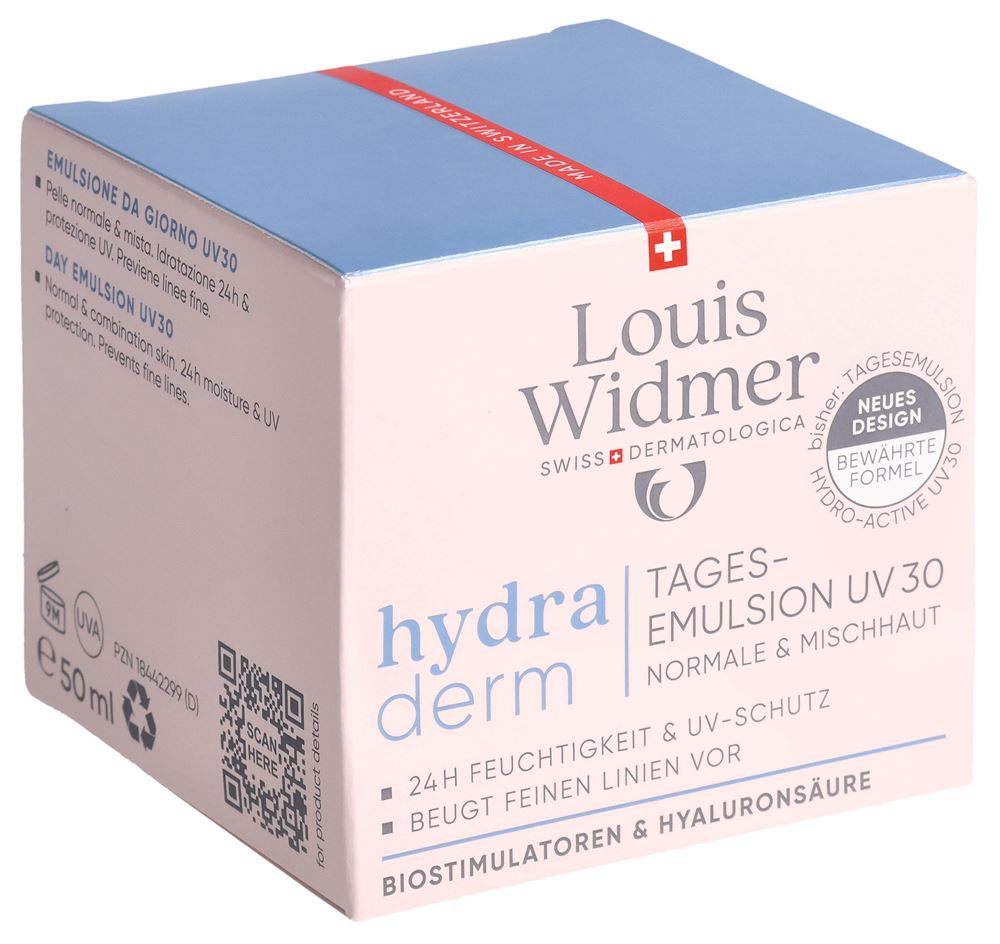 Louis Widmer Hydraderm Tagesemulsion Uv30 parfumiert 50 ml