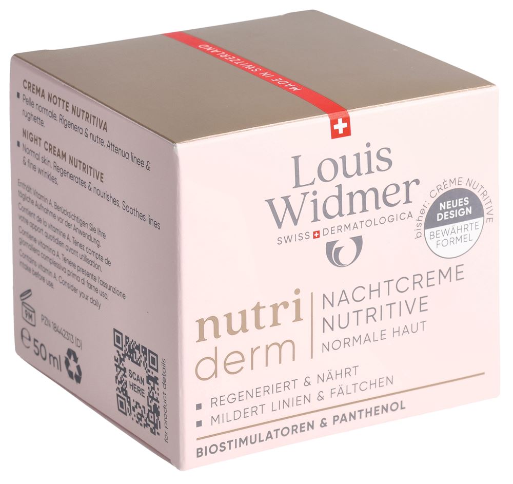 Louis Widmer Nutriderm Nachtcreme Nutritive parfumiert 50 ml