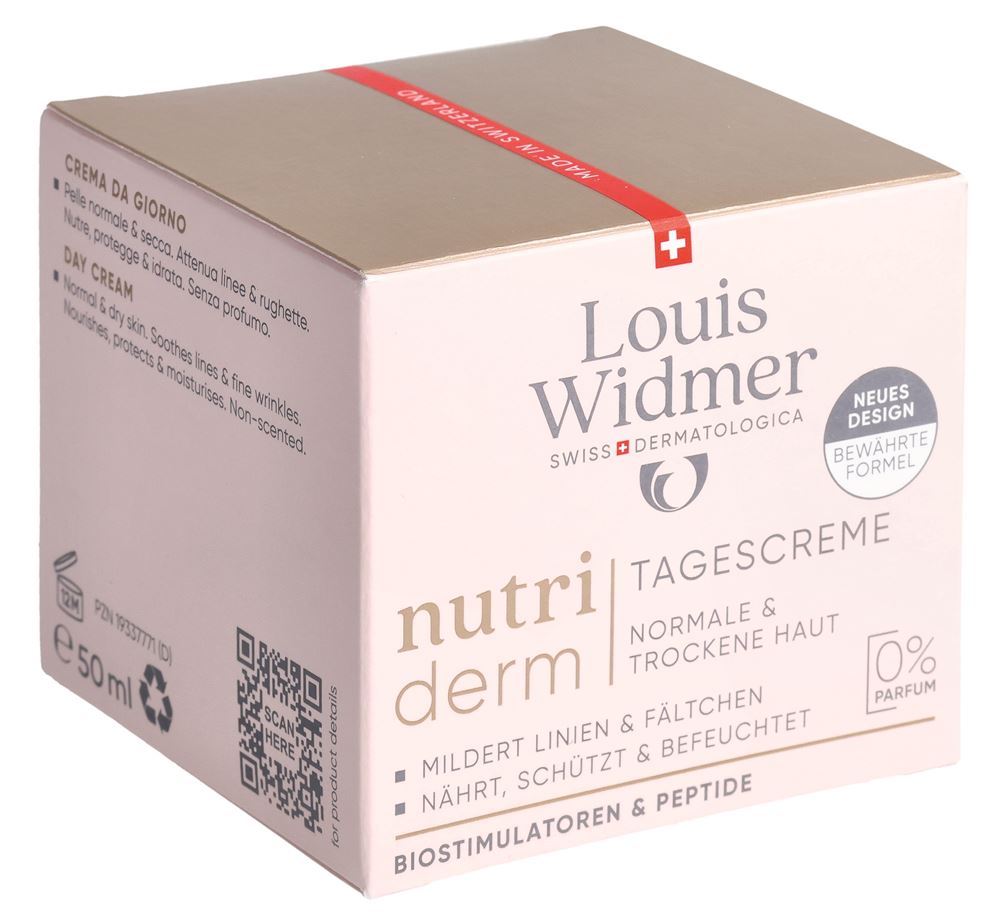 Louis Widmer Nutriderm Tagescreme ohne Parfum 50 ml
