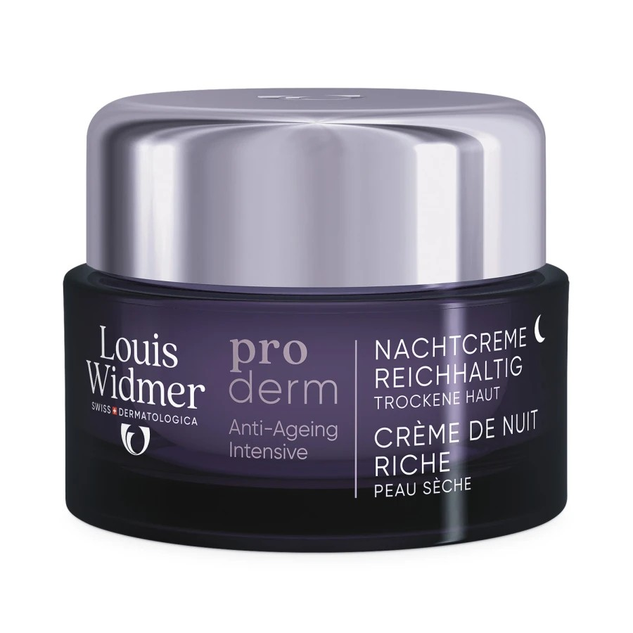 Louis Widmer Proderm Nachtcreme reichhaltig ohne Parfum 50 ml