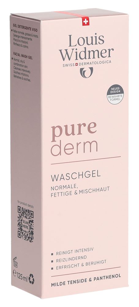 Louis Widmer Purederm Waschgel parfumiert 125 ml
