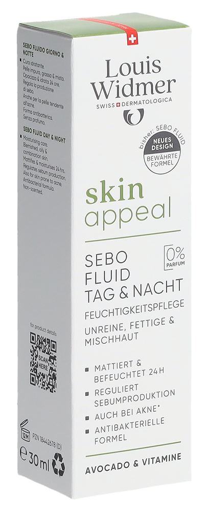 Louis Widmer Skin Appeal Sebo Fluid Tag und Nacht 30 ml