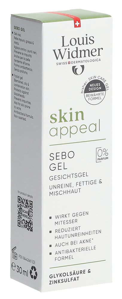 Louis Widmer Skin Appeal Sebo Gel 30 ml