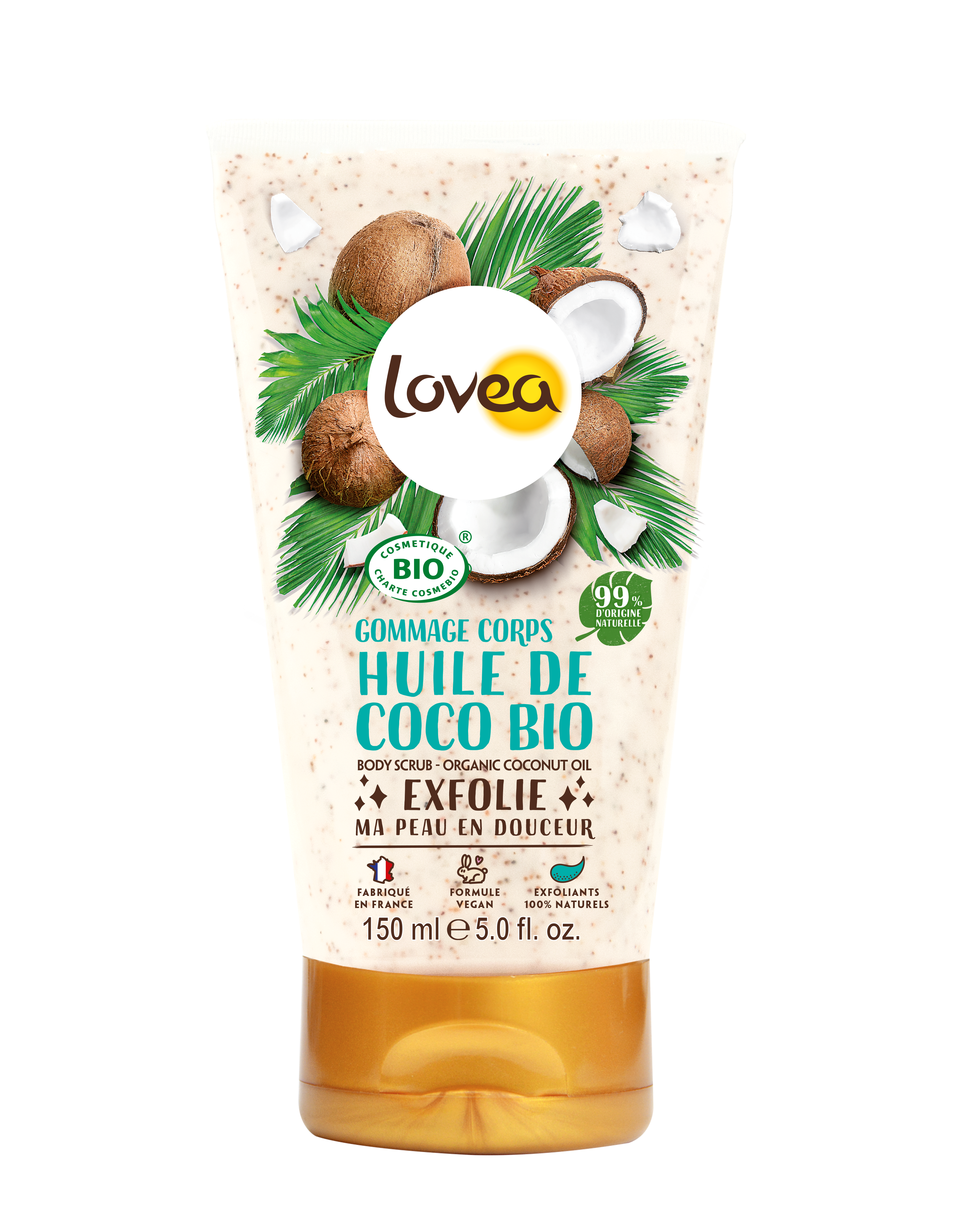 Lovea Körperpeeling bio-Kokosnussöl 150 ml