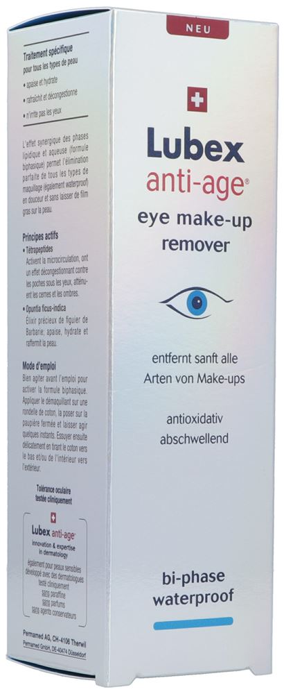 Lubex anti-age eye make-up remover Fl 150 ml