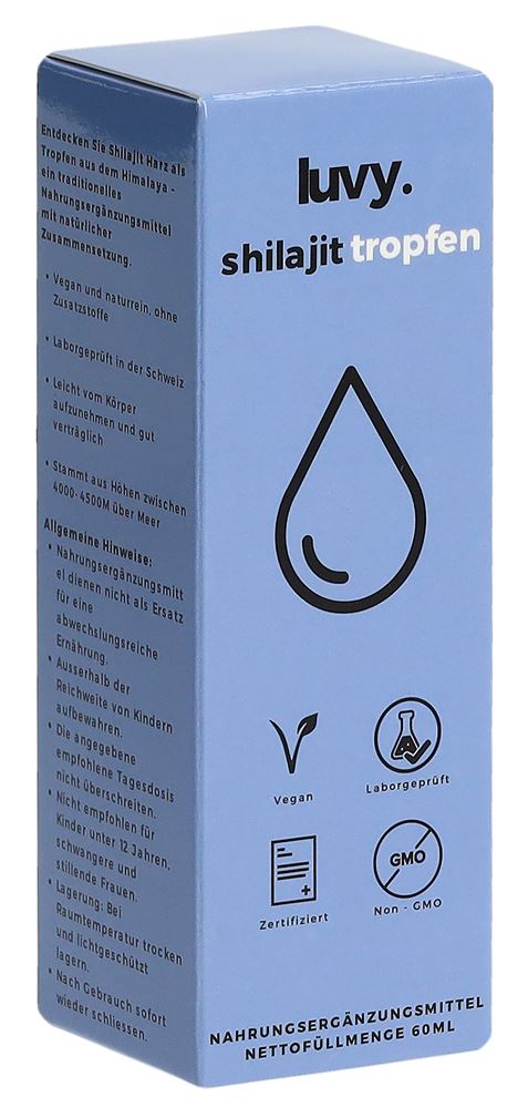 luvy Shilajit Tropfen Pip Fl 60 ml