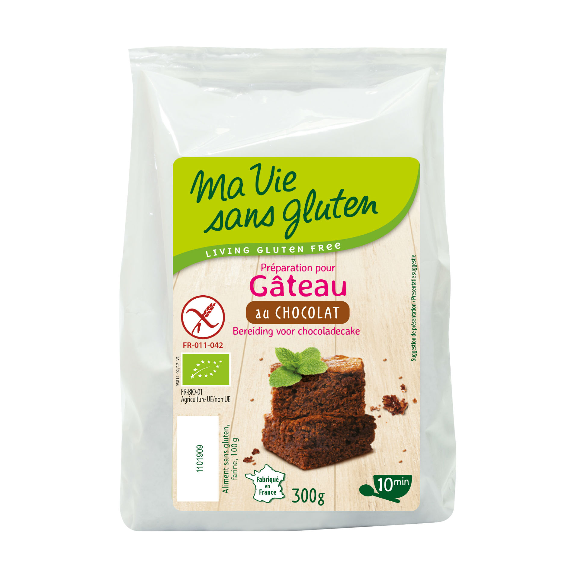 ma vie sans Gluten Backmischung Schoko-Kuchen 300 g