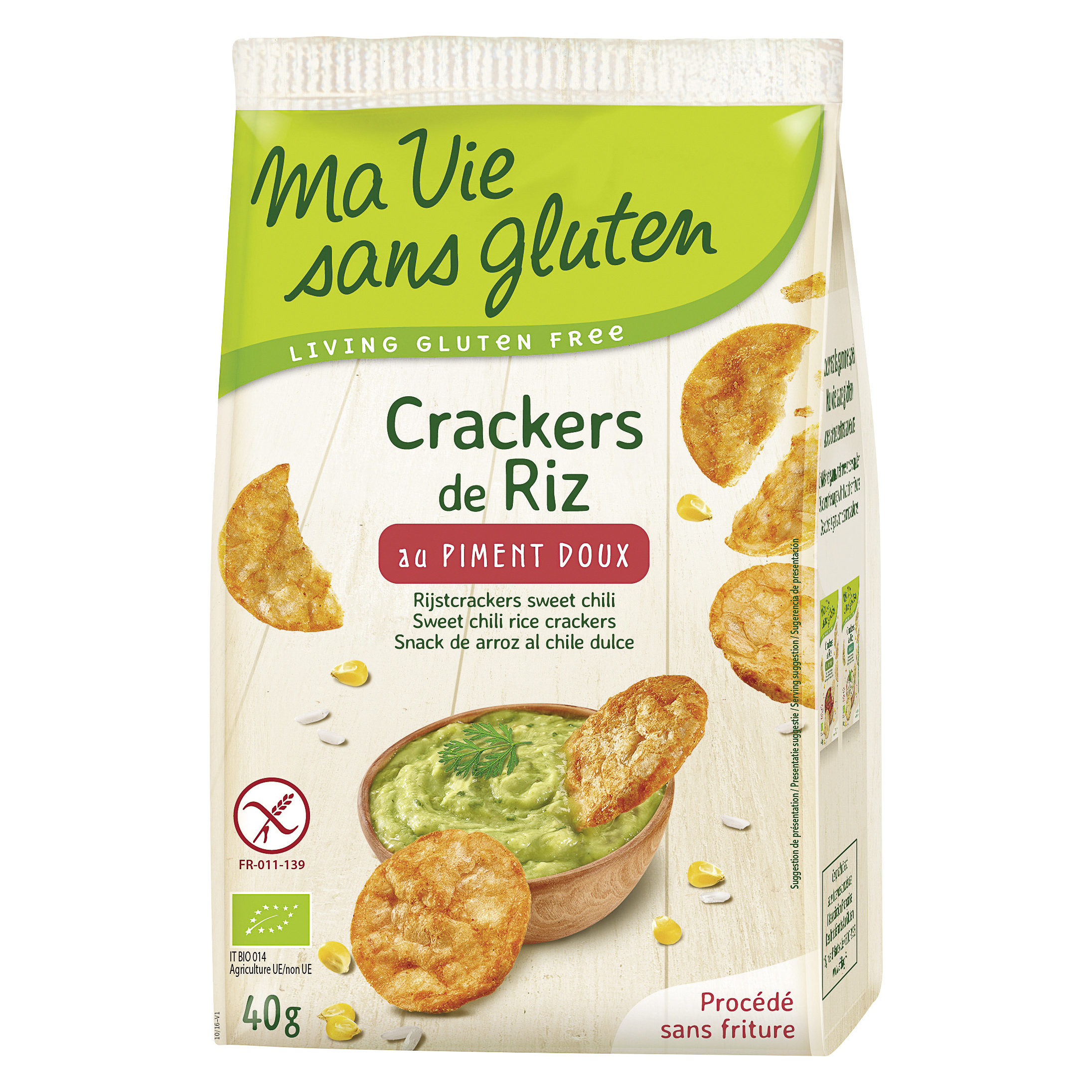 ma vie sans Gluten Reis Cräcker Sweet Chilli 40 g