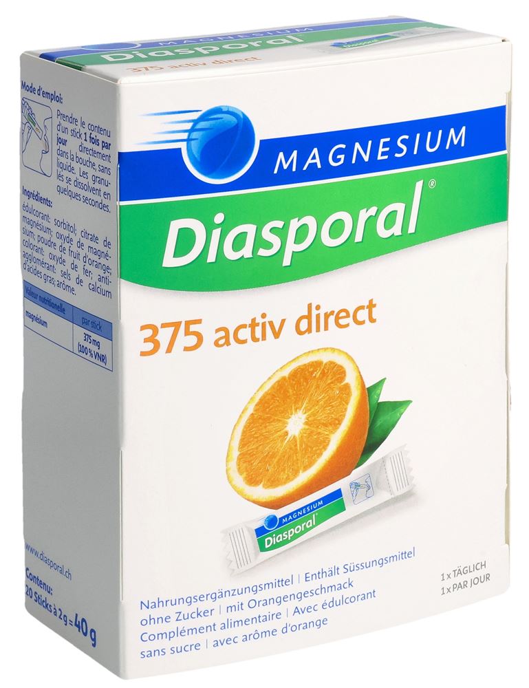 Magnesium Diasporal Activ Direct orange 20 Stk