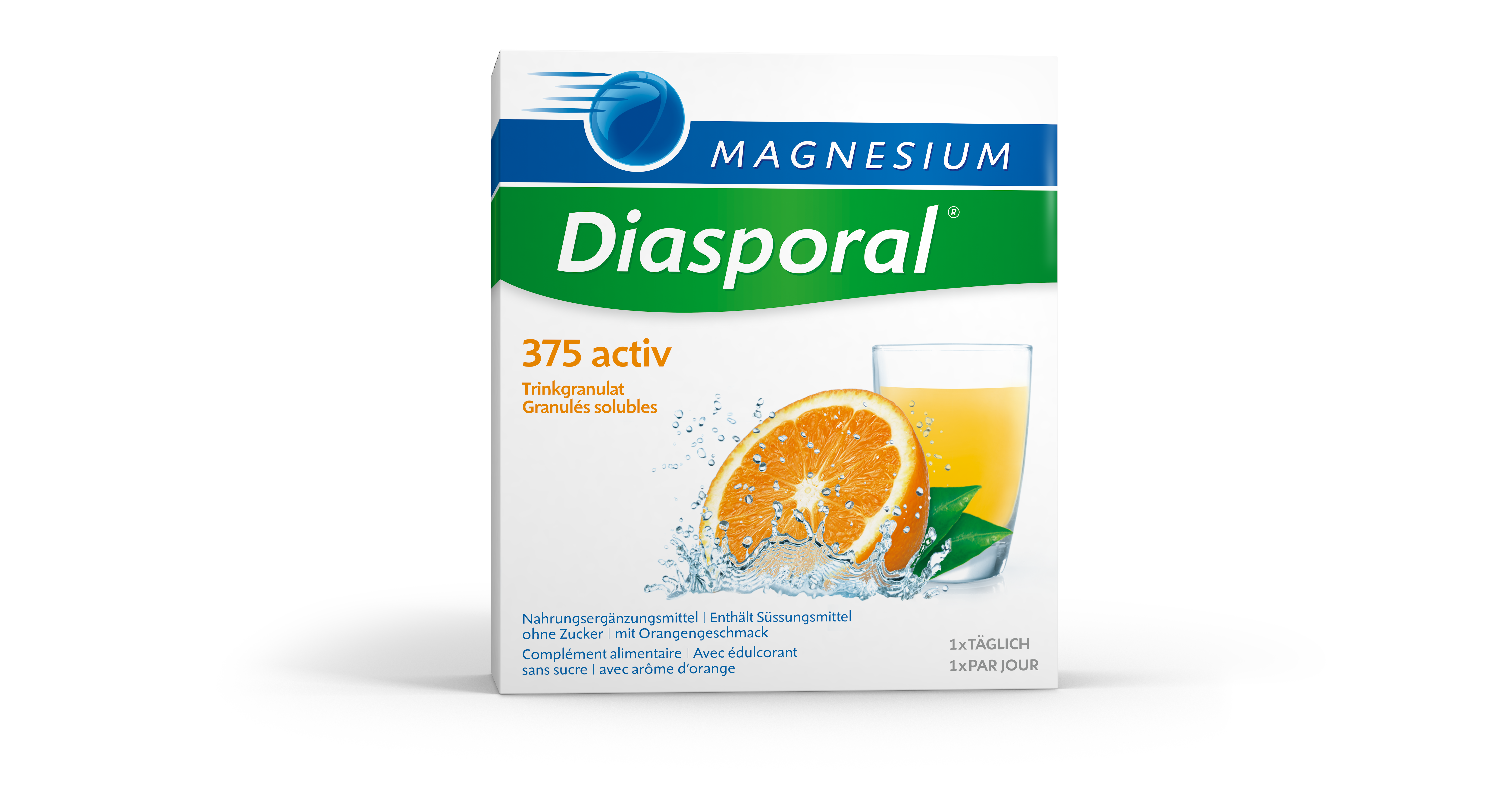 Magnesium Diasporal Activ Trinkgranulat Orange 20 Stk