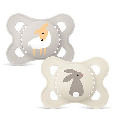 MAM Original Nuggi Silikon 0-6 Monate Unisex 2 Stk