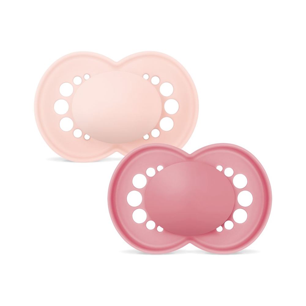 MAM Original Nuggi Silikon 16-36 Monate Girl Box 2 Stk