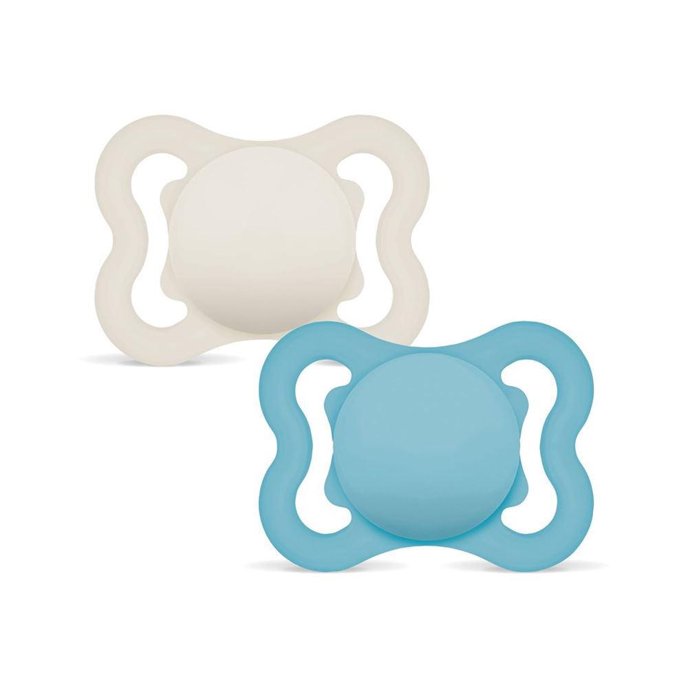 MAM Supreme Nuggi Silikon 0-6 Monate 2 Stk