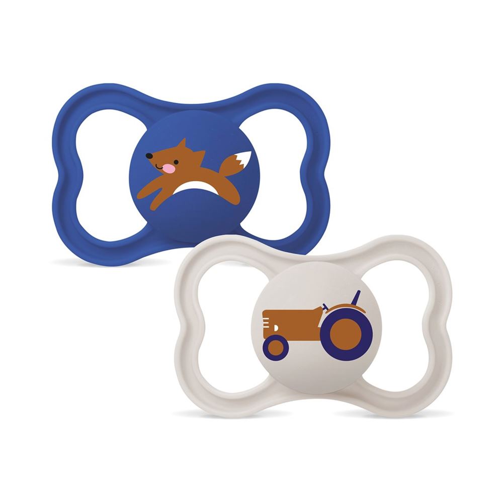 MAM Supreme Nuggi Silikon 6-16 Monate 2 Stk