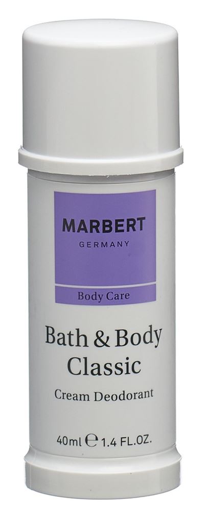 Marbert Bath & Body Classic Cream Deodorant 40 ml