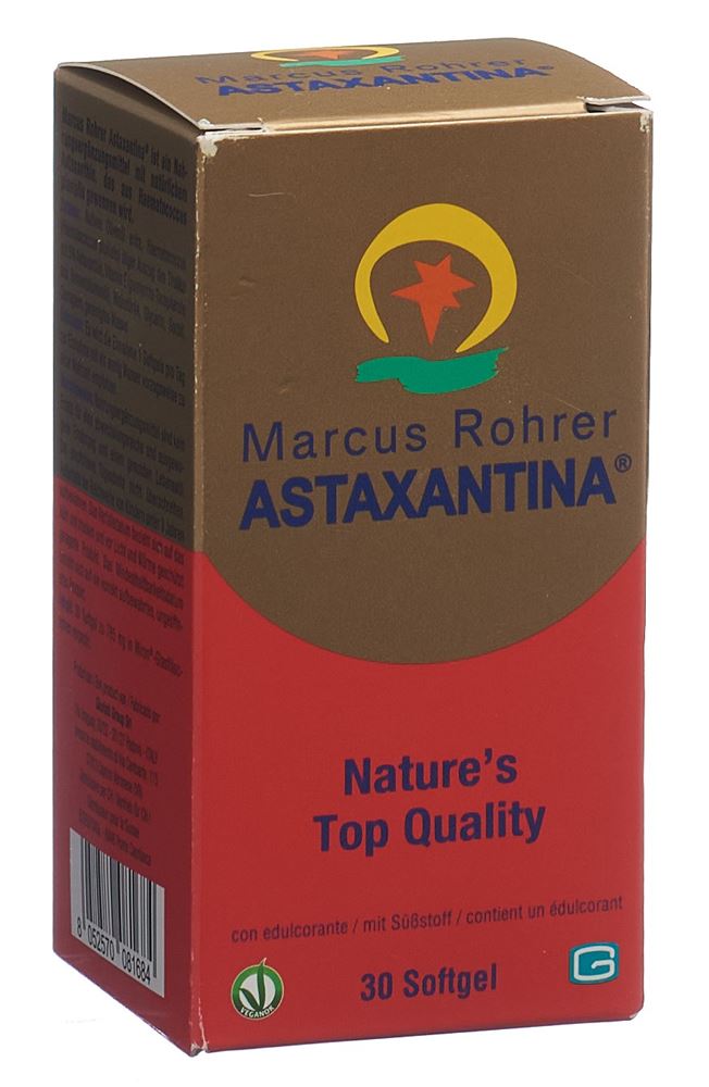 Marcus Rohrer Astaxantina Weichkaps 785 mg Glasfl 30 Stk