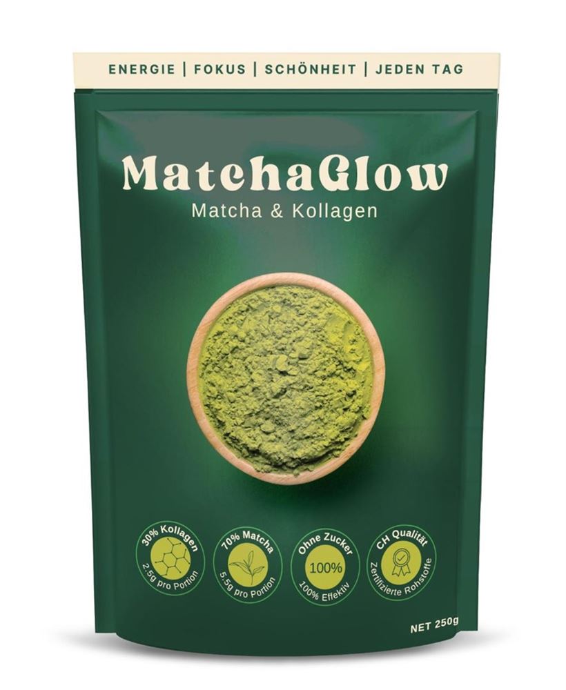 MatchaGlow Matcha und Kollagen Plv Btl 250 g