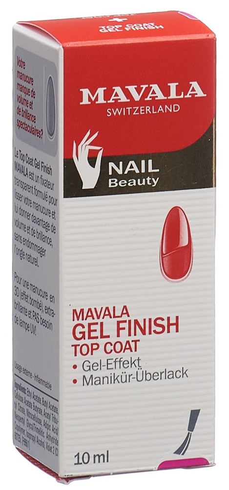 Mavala Top coat gel finish Fl 10 ml