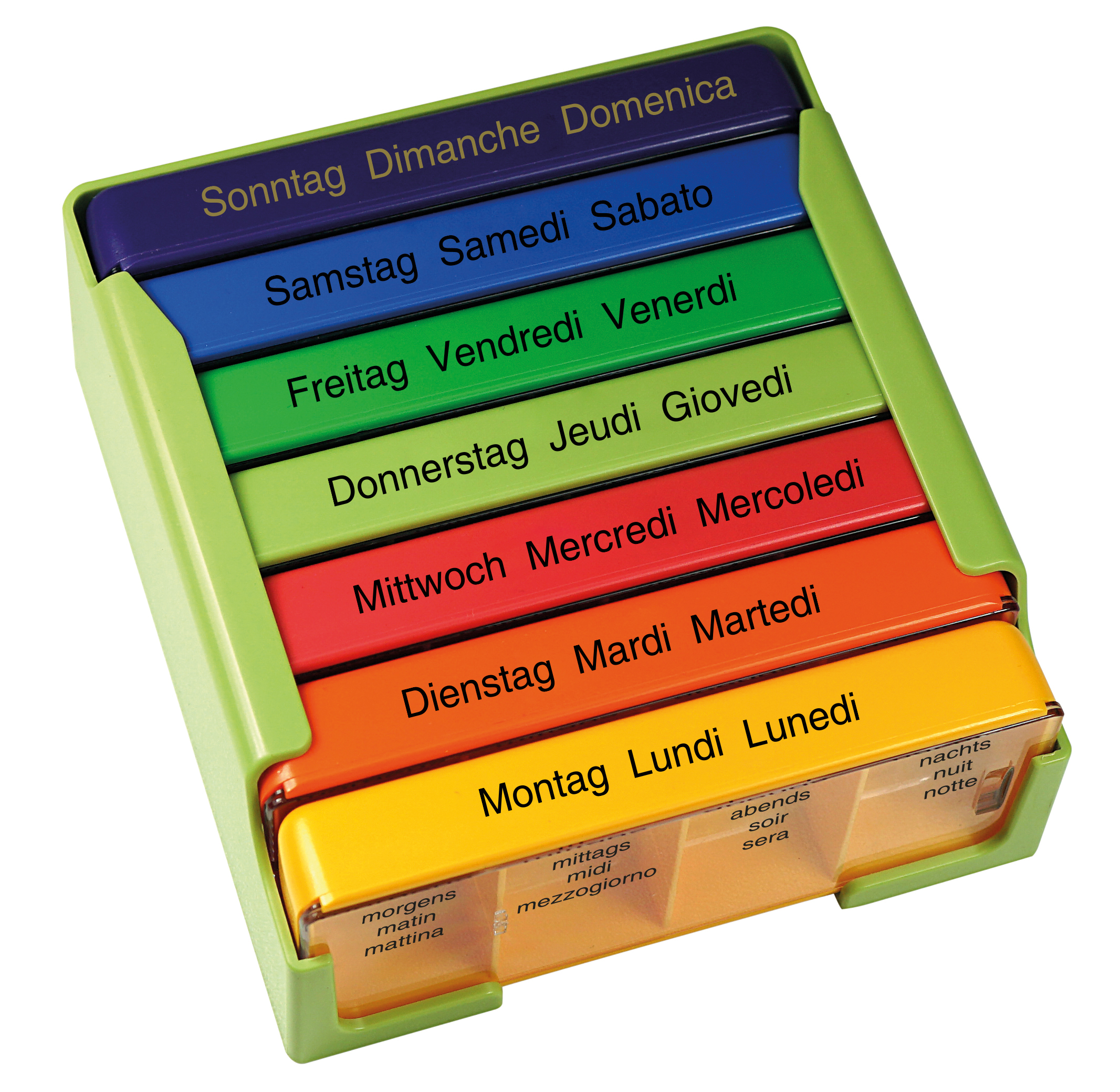 Medi-7 Medikamentendosierer 7 Tage deutsch/französisch/italienisch colore