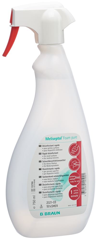 Meliseptol foam pure Spr 750 ml