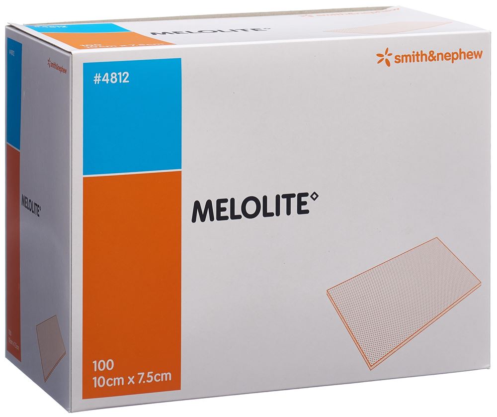 Melolite Wundkompresse 10cmx7.5cm Btl 100 Stk