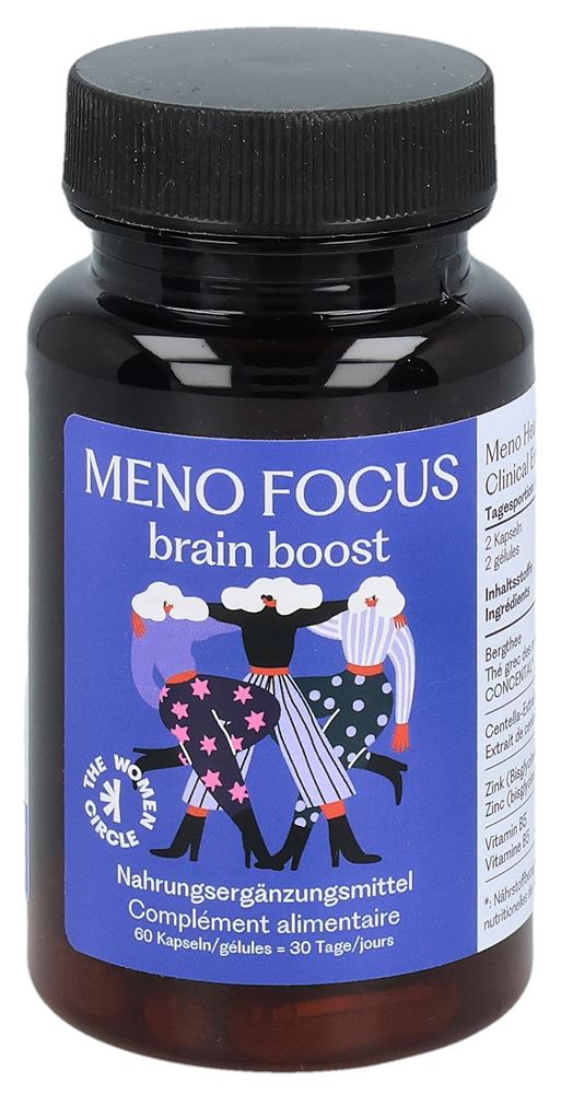 Meno Focus brain boost Kaps The Women Circle Ds 60 Stk