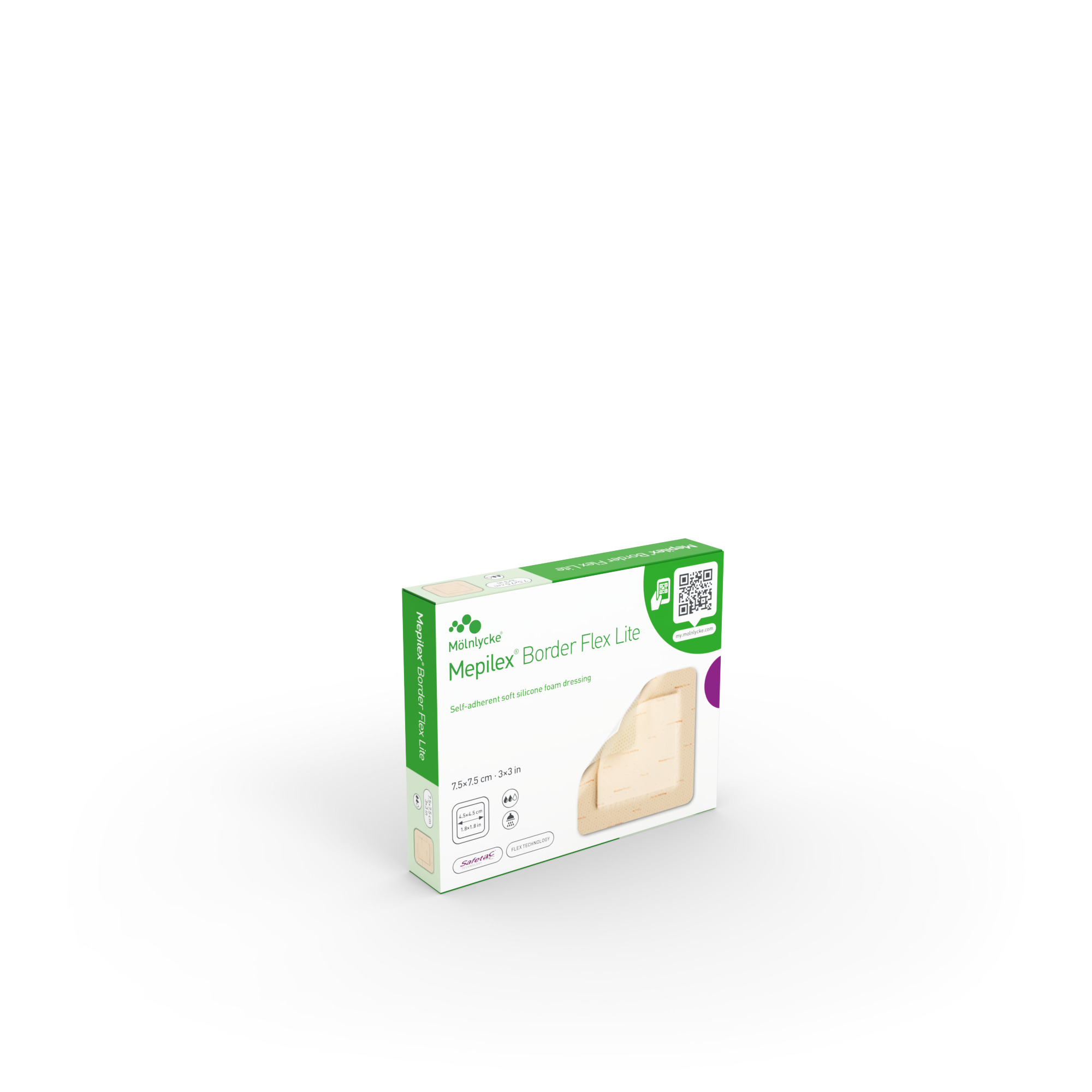 Mepilex Border Flex Lite 7.5x7.5cm 5 Stk