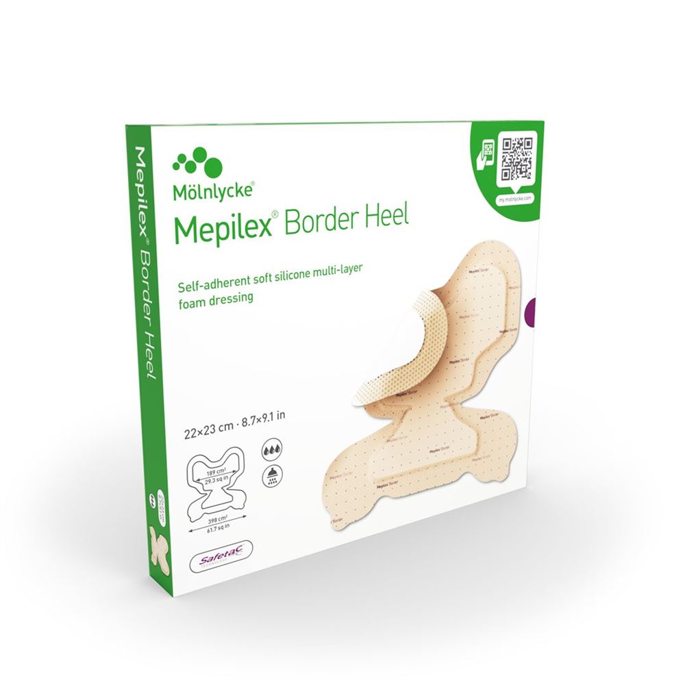 Mepilex Border Heel 22x23cm 6 Stk