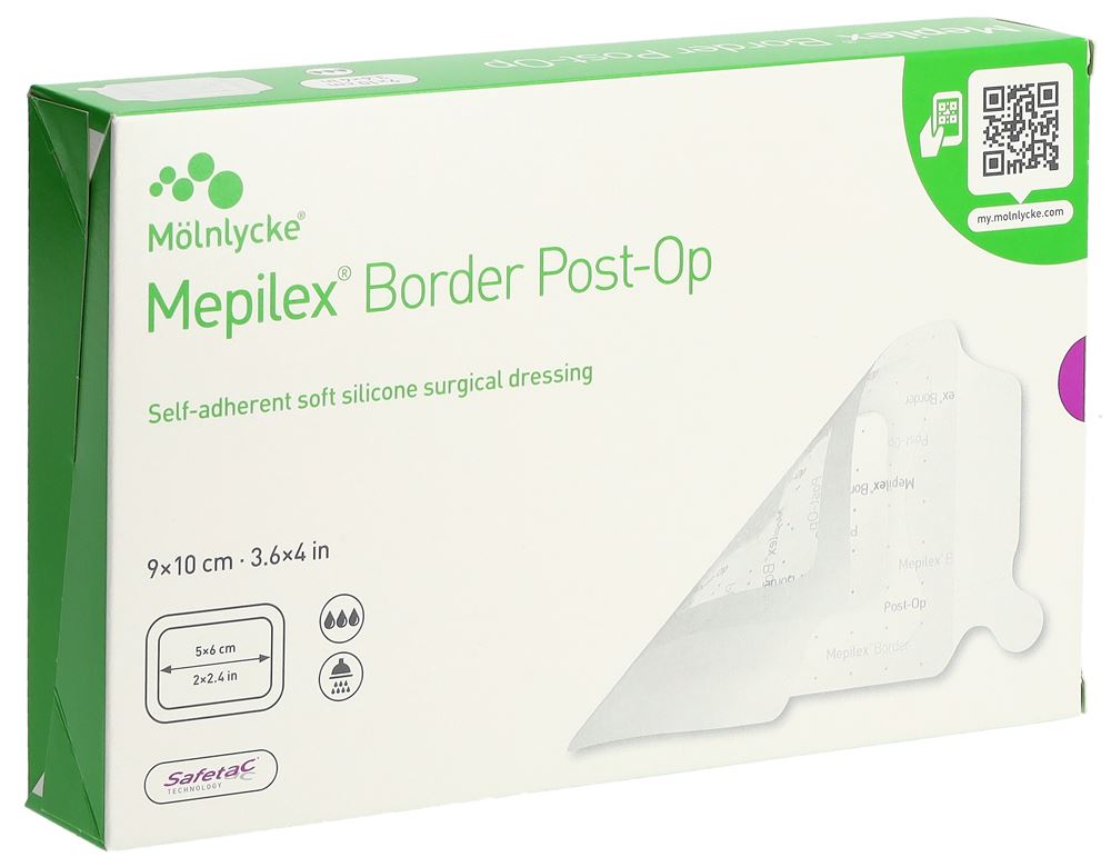 Mepilex Border Post OP 9x10cm 10 Stk