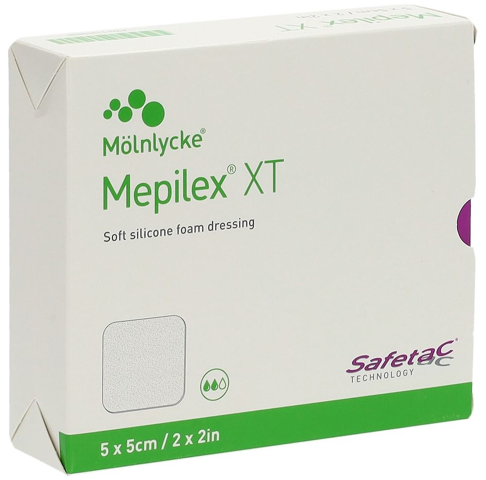 Mepilex Safetac XT 5x5cm steril 5 Stk