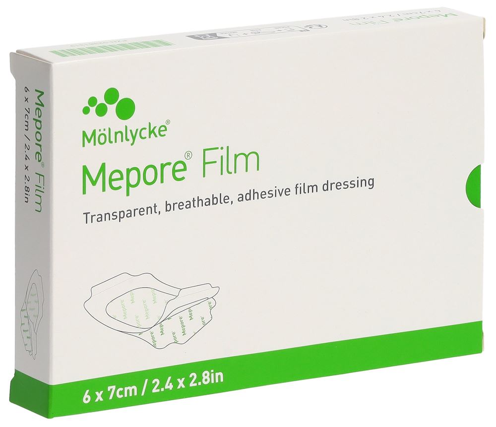 Mepore Film Folienverband 6x7cm steril 10 Stk