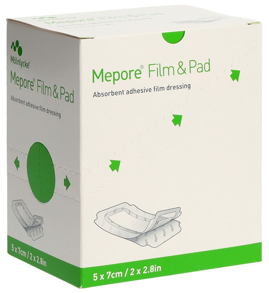 Mepore Film & Pad 5x7cm square 85 Stk