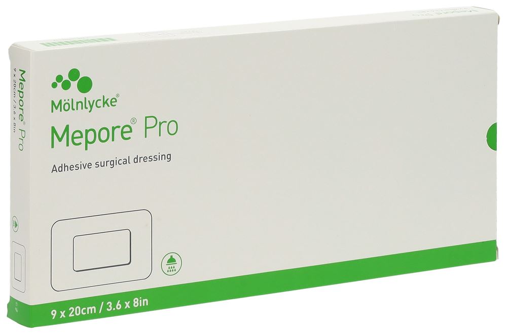 Mepore pro Wundverband 20x9cm Wundkissen 14×4.5cm steril 10 Stk