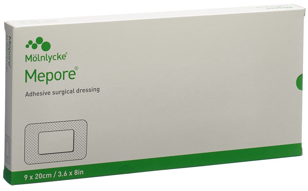 Mepore Wundverband 20x9cm Wundkissen 15x5cm 5 Stk