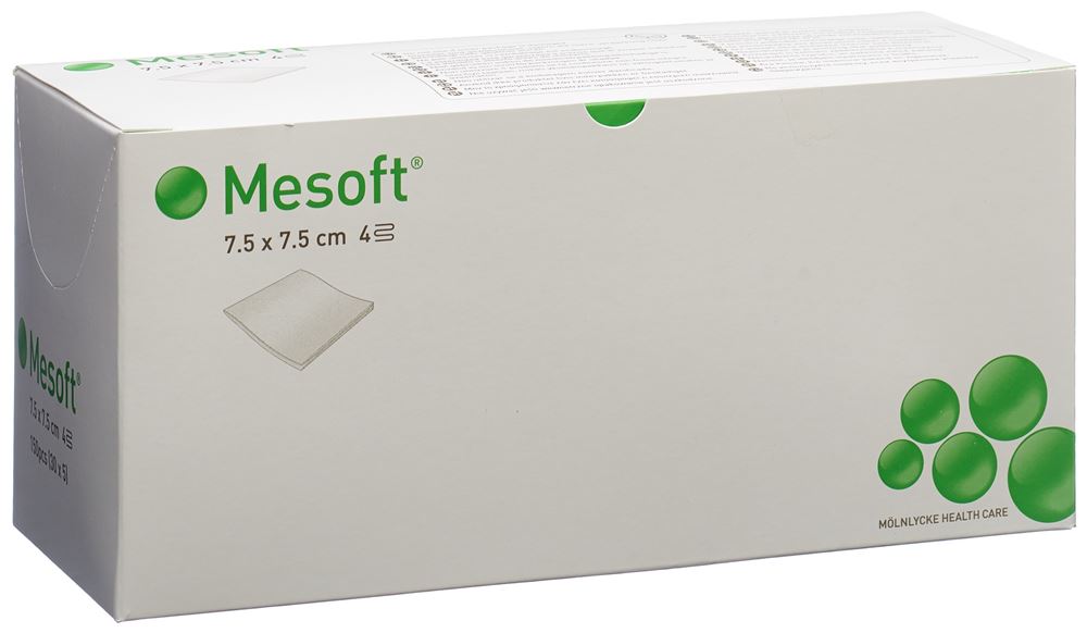 Mesoft NW Kompressen 7.5×7.5cm steril 30 x 5 Stk