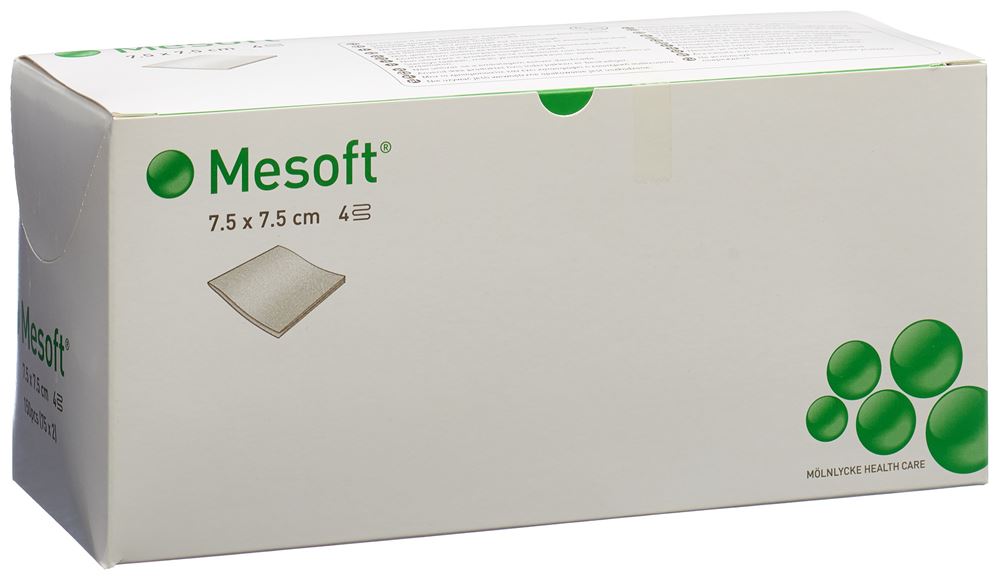 Mesoft NW Kompressen 7.5x7.5cm steril 75 x 2 Stk